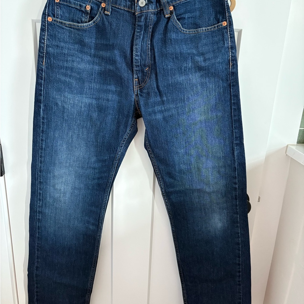 Levi's Dark Blue Straight Jeans